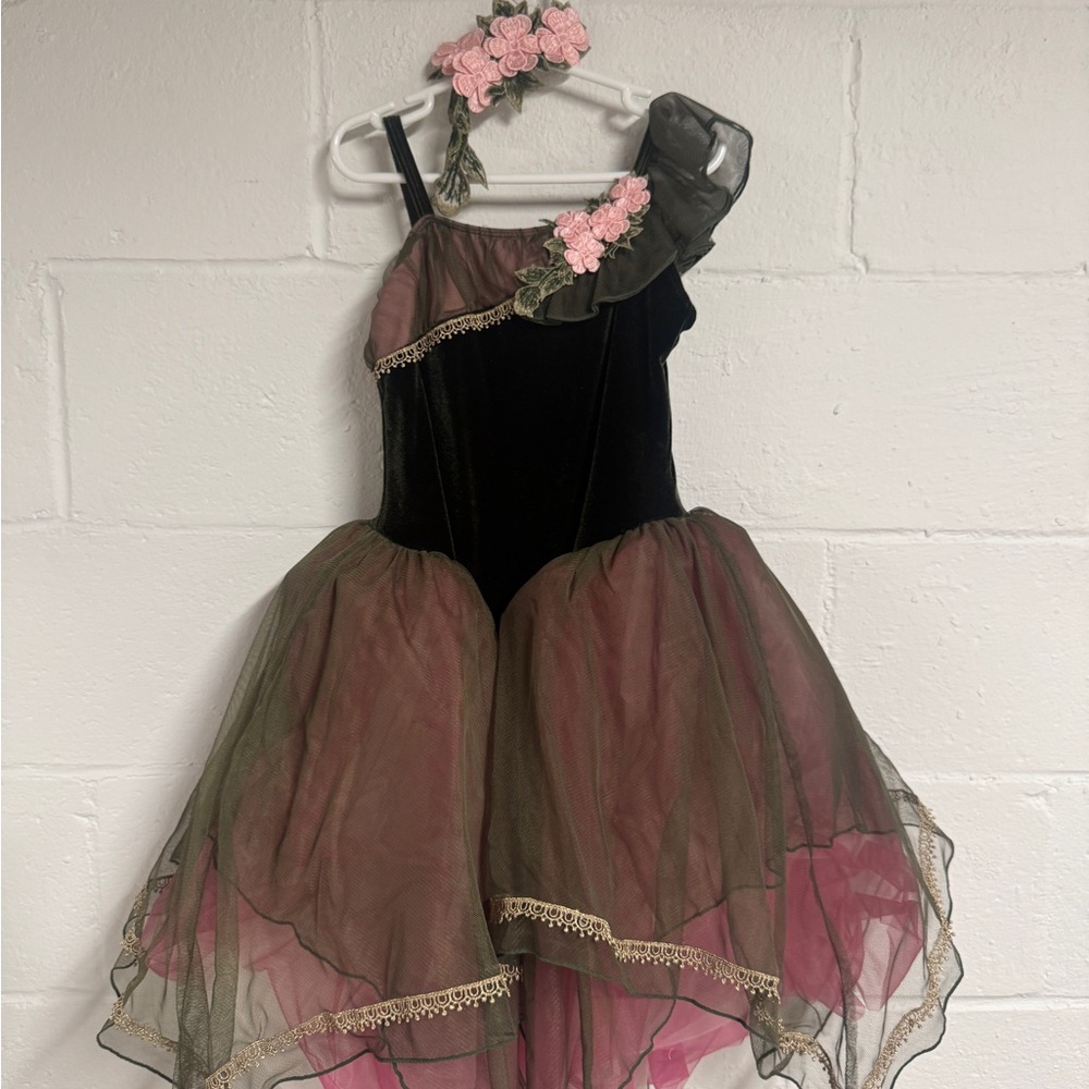 Revolution Ballet Costume with Floral Accents